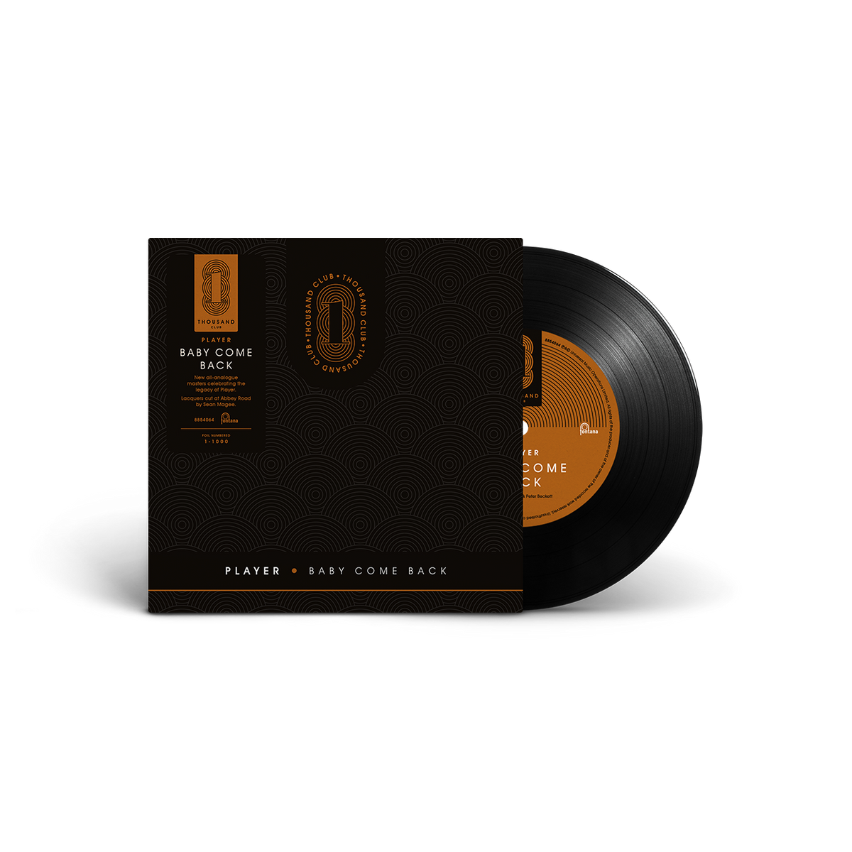 Player - Baby Come Back / Love Is Where You Find It 7" (The Thousand Club)